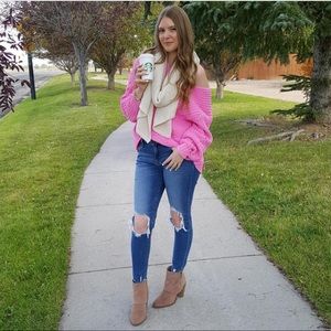 Old navy ripped jeans no knee designer inspired